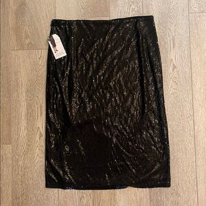 Sequin Midi Skirt